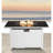 Charming Rectangular Fire Pit with Hidden Propane Tank for Outdoor Enjoyment