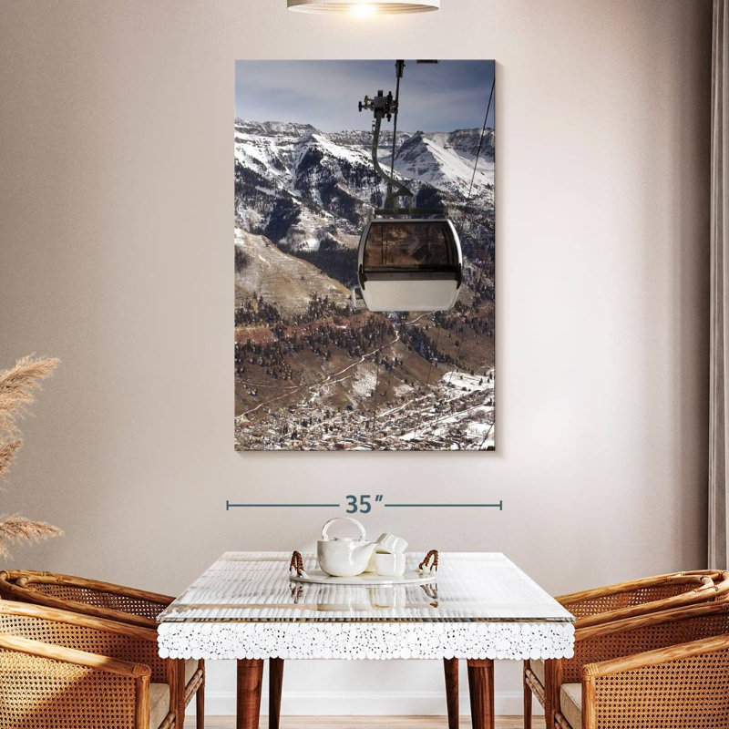 Aime Telluride Cable Car, 51" H x 34" W