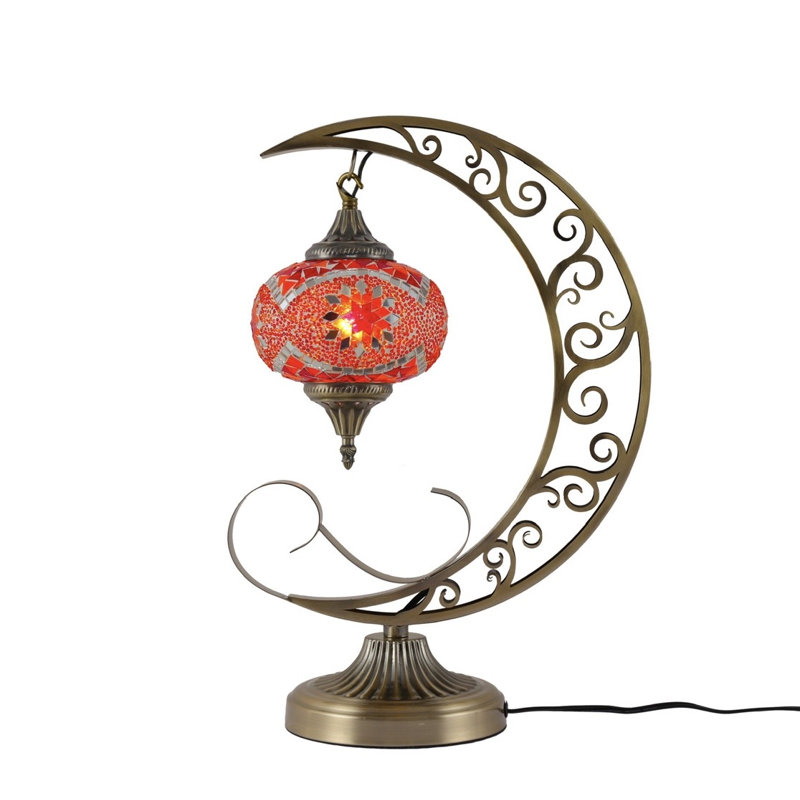 Lampe de table en verre