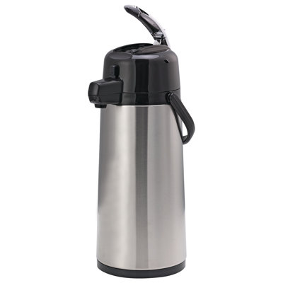Glass Vacuum Insulated Airpot with Lever Lid