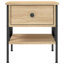 Tahnaout 40 cm W Iron Bedside Table-135005047-169839291