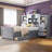 Twin Size Storage Platform Bed Captain Bed- 18 Storage Compartments - Solid Pine Wood - 400LB Capacity-2028251635