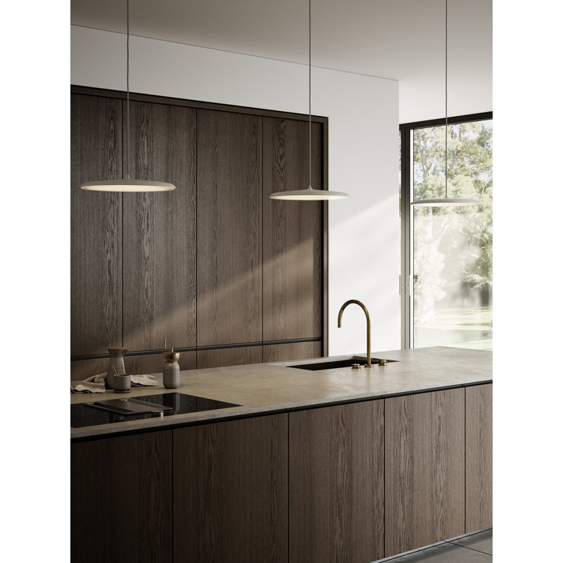 1 - Light Beige Simple Pendant