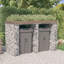 Auberbach Metal Double Bin Store