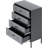 Kamyiah Dressing Table With 4 Drawers, Wardrobe