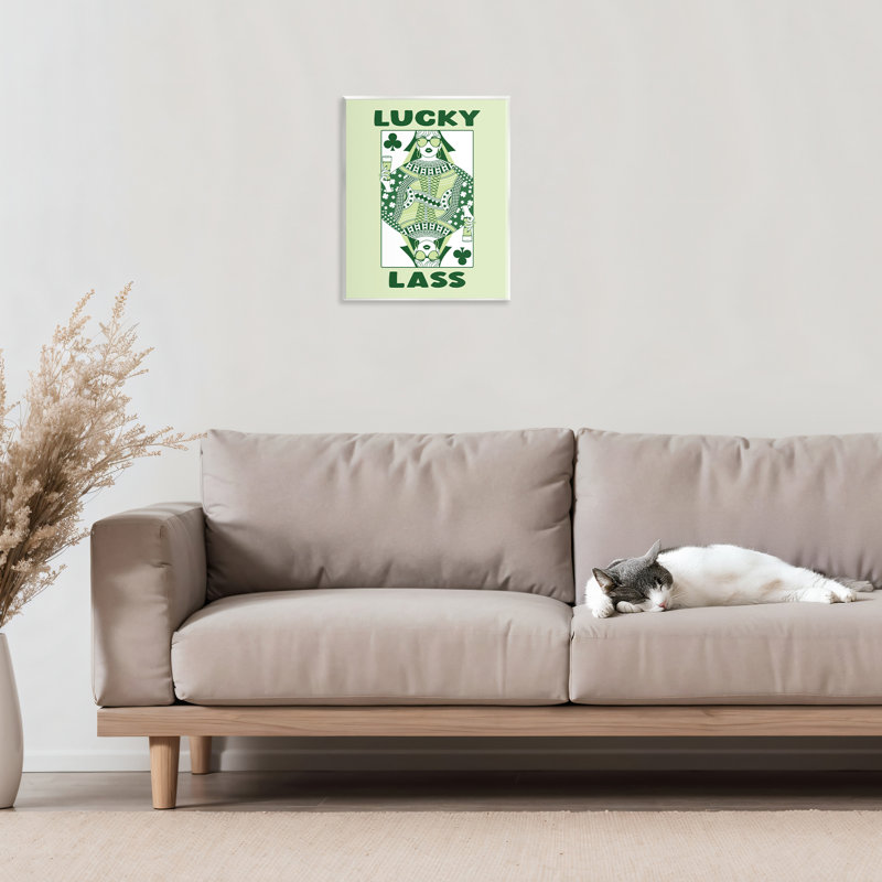 Plaque murale Lucky Lass Club, conception de JJ Design House LLC