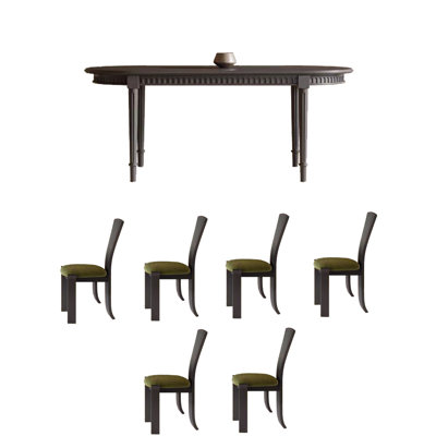 French antique style table and chair combination