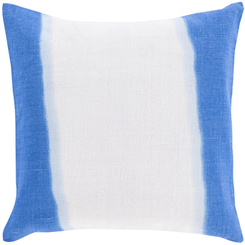  Coussin Lin, H 22 po x l 22 po x P 4 po, Bleu ciel, Duvet
