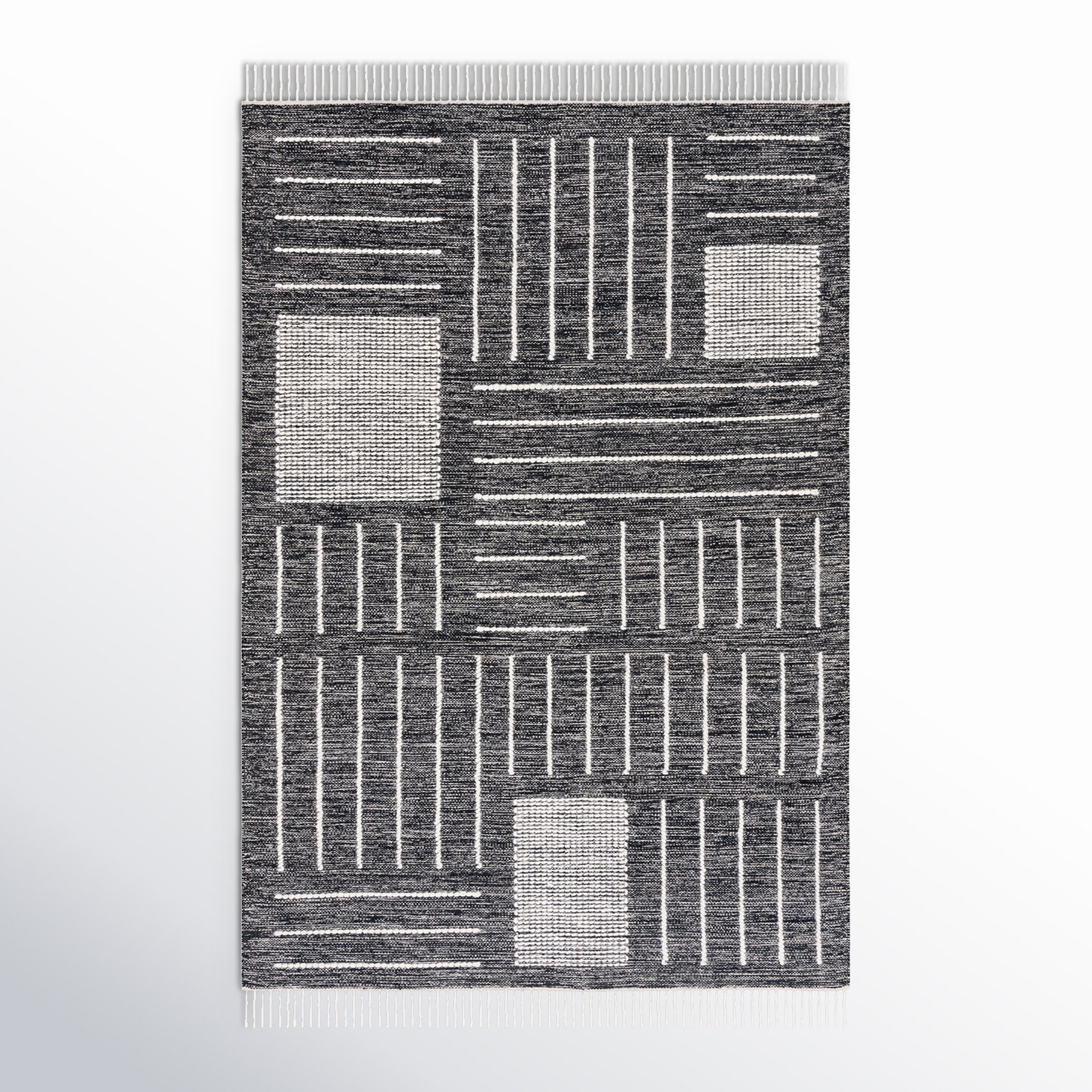 Flore Handmade Rug, Rectangle 3' x 5'