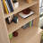 Library Hutch, Brown Finish