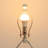 Berendine 23" Metal, Glass Night Light, Coastal Table Lamp (2 LED Bulbs Included)