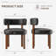 Chaise d'appoint rembourrée en similicuir-545956399