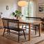 Banc en bois massif Modern Farmhouse Hadiya-99057899