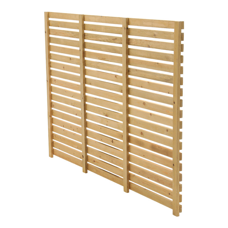 150cm H x 180cm W Solid Wood Fence Panels Included