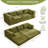 106” Compression Folding Convertible Sleeper Sofa Bed-658417595