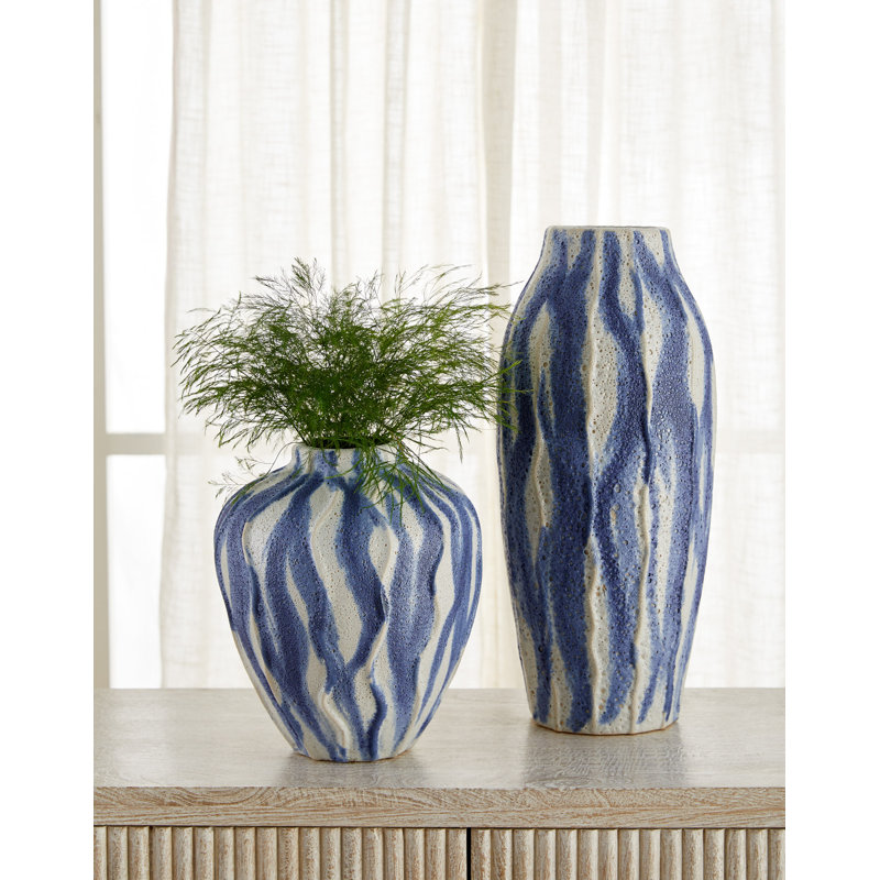 Vase de table en céramique Ripple