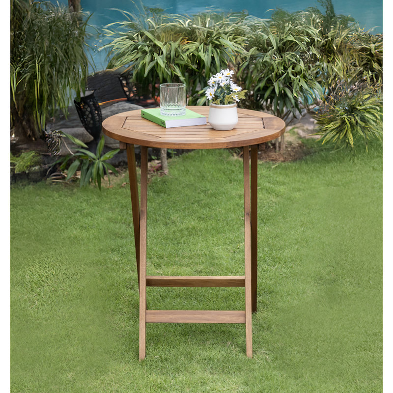 Solid Wood Patio Folding Table