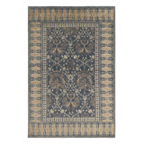Rug & Kilim’S European Style Dragon Rug In Blue With Bronze Pictorials