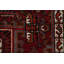 Tapis oriental rouge à motif géométrique traditionnel 8 x 11