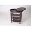 Sydni Swivel-top Side Table with Shelves-15849060