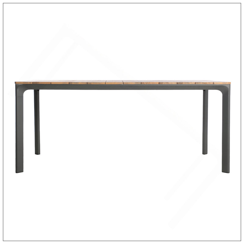 Table de salle à manger avec plateau en bois WESTCOTT