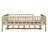 Full Size Daybed With Trundle And Secure Fence Guardrails In Natural Wood. Ensures A Restful Night. Space Optimization. No Box Spring Required Size Wood Guardrails. Improves Bedroom Practicality.-1966145244