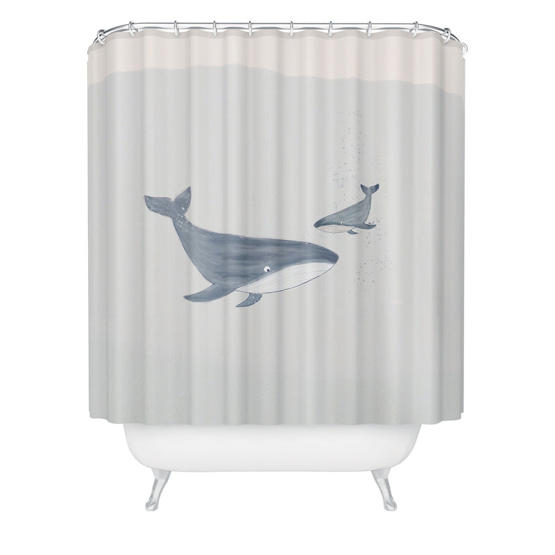 Rideau de douche Ninola Design, Gris
