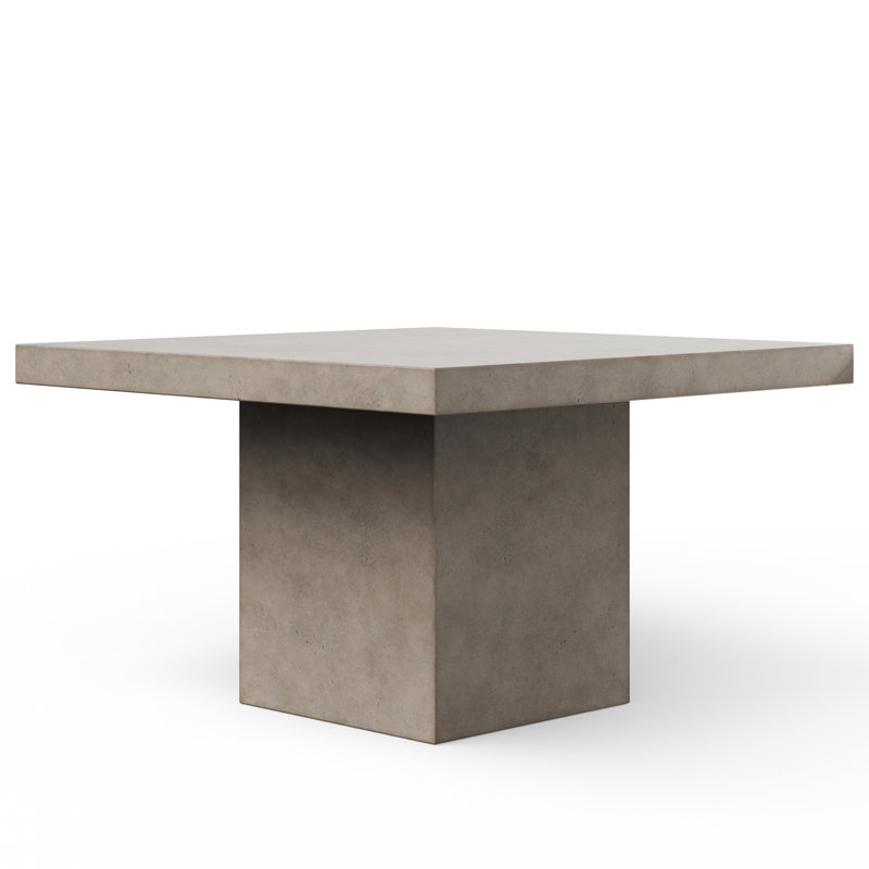 Kareen Bar & Counter Height Pedestal Dining Table, Counter Table (36.25" Height), Dark Gray