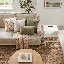 Table de bout en rotin 15 pouces avec ports USB et prise de courant Meshoppen (ensemble de 2)-129877671