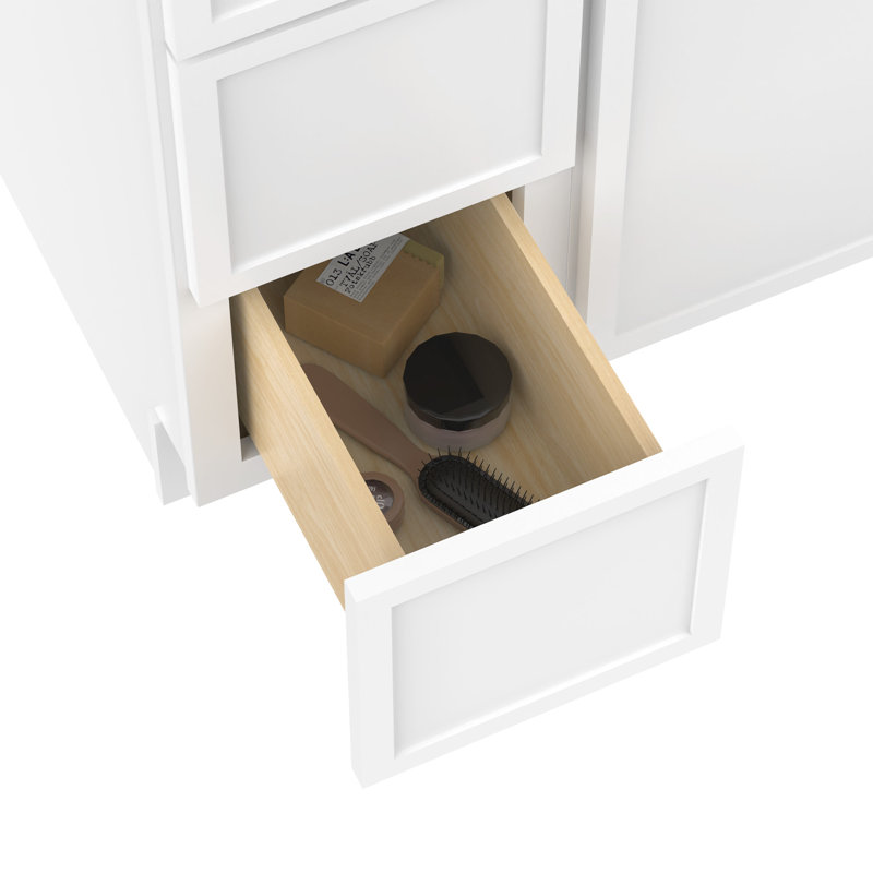 57'' Single Bathroom Vanity Base Only, White