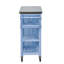 Îlot de cuisine extérieur, chariot à roulettes et armoire de rangement-760068849