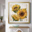 Tournesol d'été I - peinture encadrée-68643864-68643867