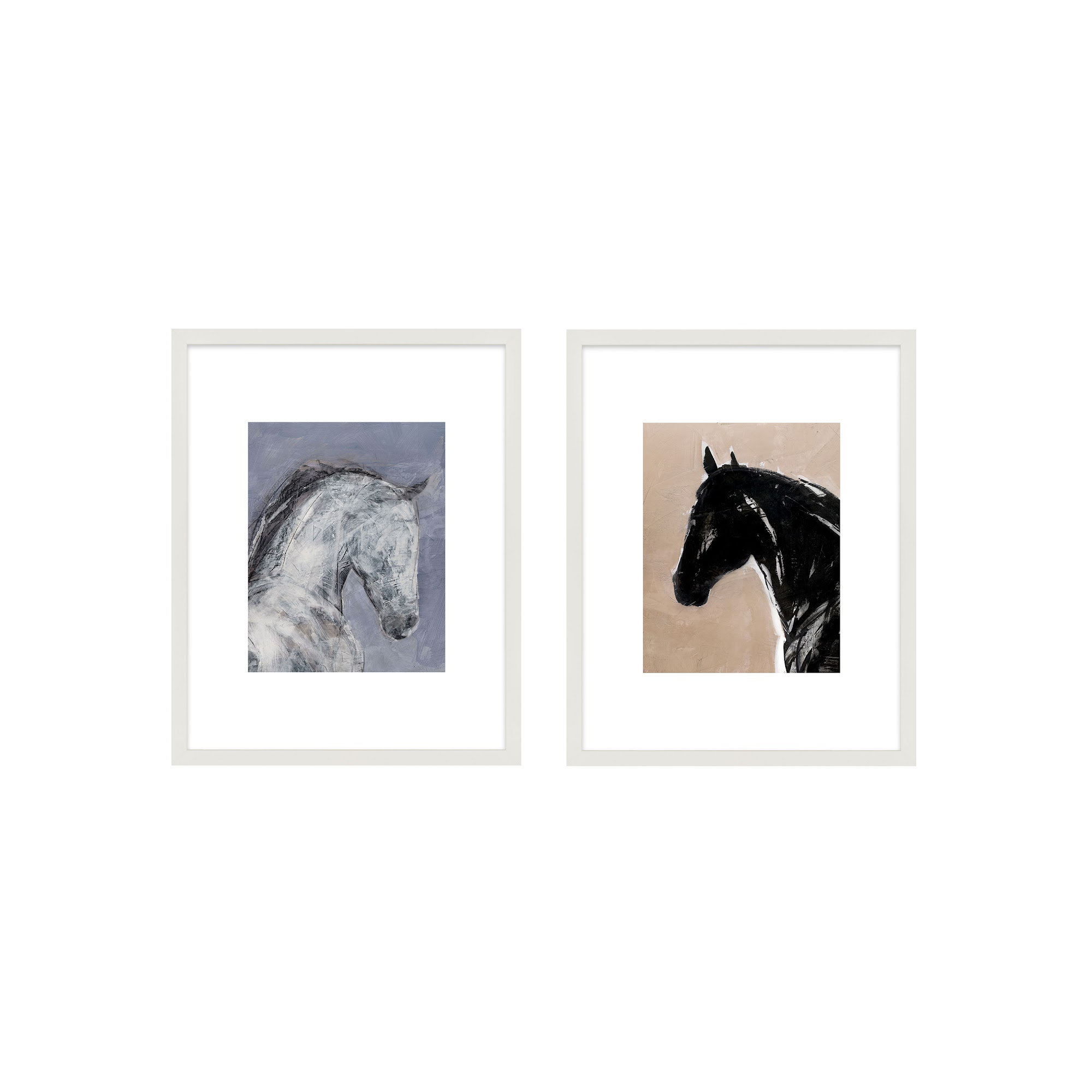 Spirit & Essence by Ivo Stoyanov, White Framed Paper, 30" H x 48" W