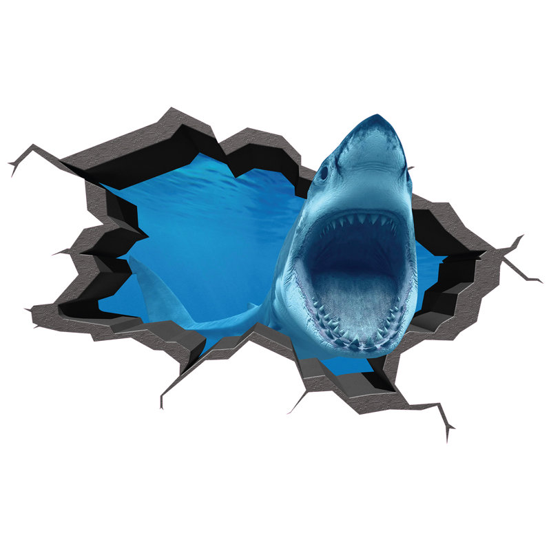 Animals Non-Wall Damaging Window Decal, 22" H x 36" W
