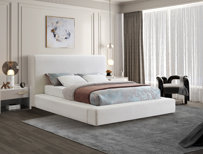 Ishia Upholstered Platform Bed - Multiple Sizes & Colors