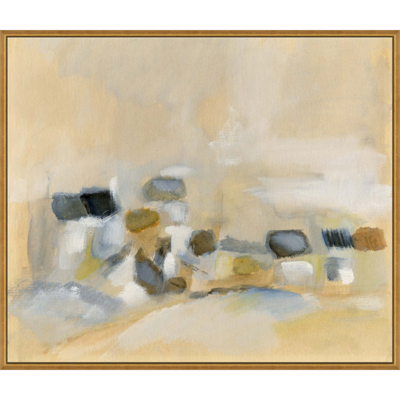 «Soft Forms», peinture sur toile encadrée