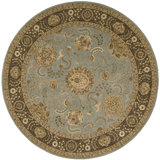 Deguzman 2000 Hand-Tufted Wool Blue Area Rug