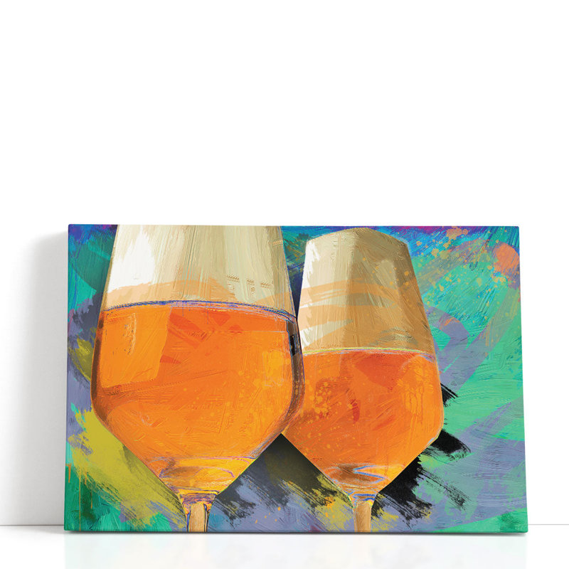 «Southbrook Orange», reproduction d'art sur toile, H 20 po x l 30 po