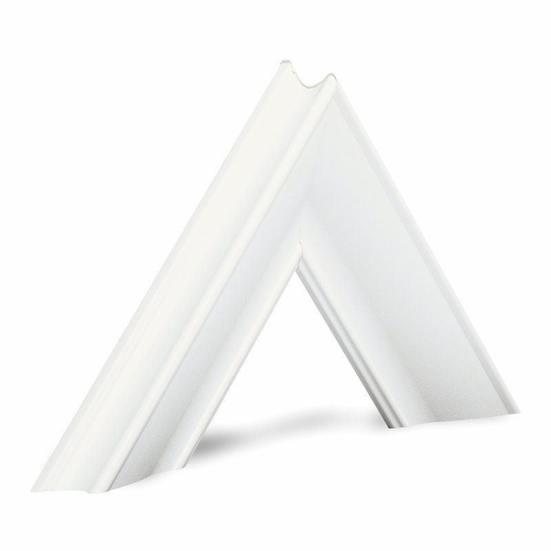 Cadre moderne pour cadre télé Samsung, Blanc moderne, 65"