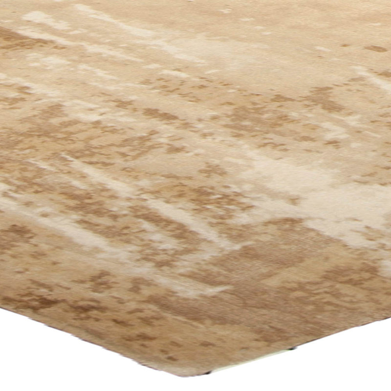 Modern One-of-a-Kind Rectangle 8' X 10'2" Hand Knotted Area Rug
