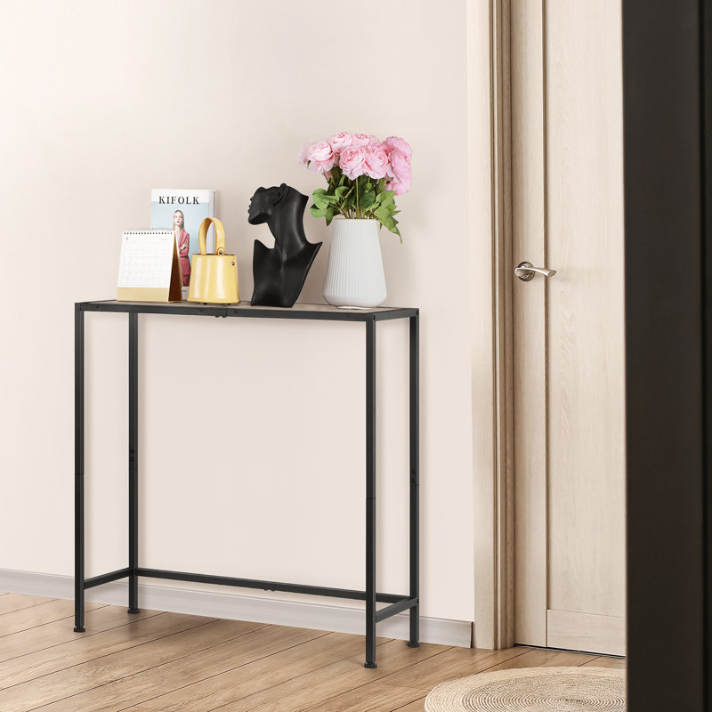 Console 31,5 po derrière le canapé, brun, Gris