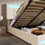 Upholstered Ottoman Storage Bed-1069736043