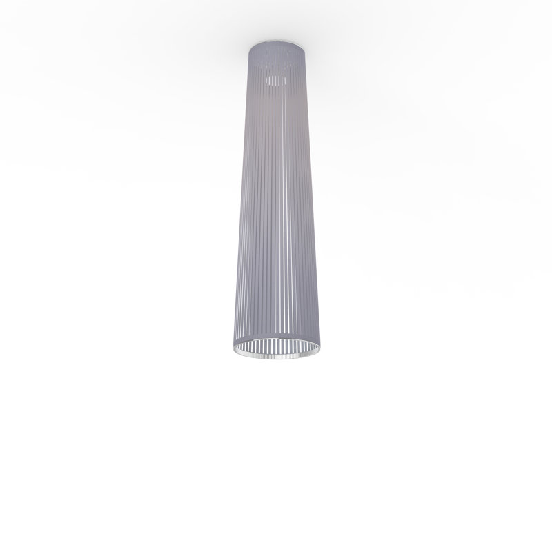 Solis 48 Flush Lamp - Silver, 48, Silver