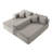 Modular Sectional Sofa with Corduroy Fabric and Sponge Structure-117441650
