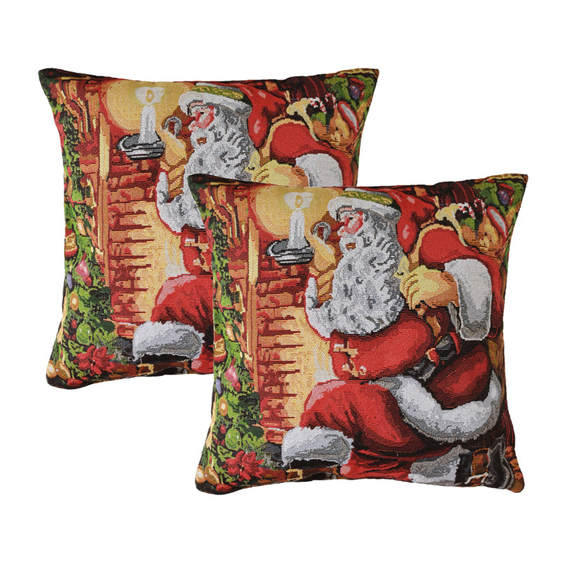 Almerina Square Cushion With Filling PACK OF 2
