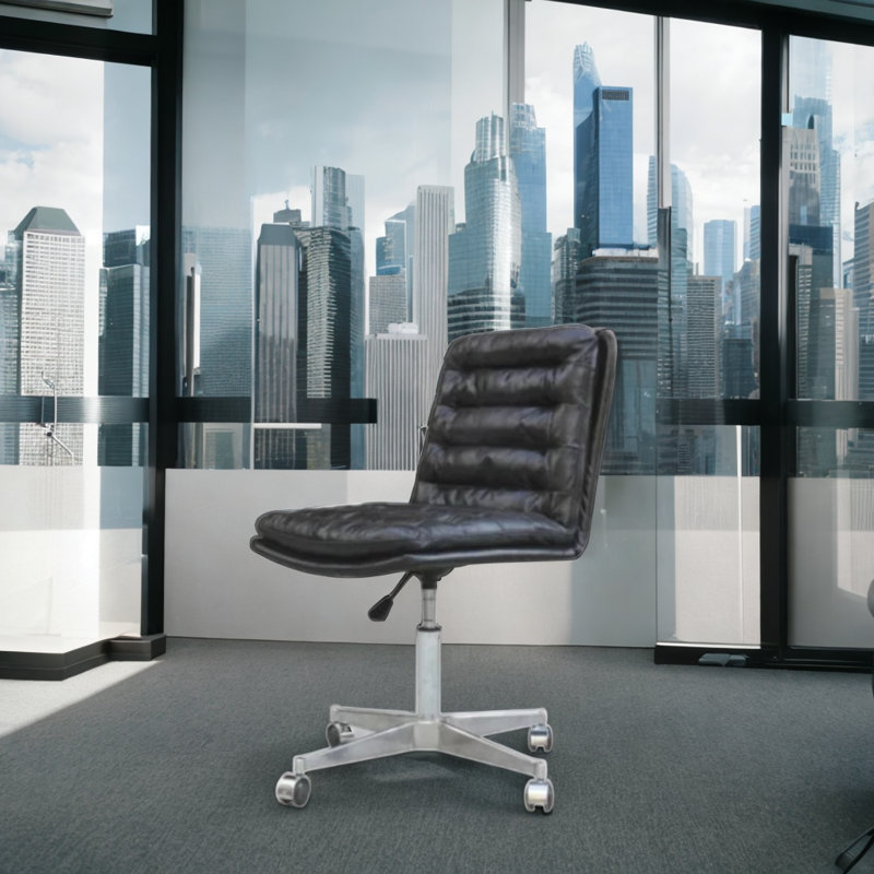Chaise de bureau Keona, Noir
