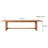 Taleaha Ash Solid Wood Top Dining Table-1384982441