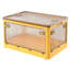 Bacs de rangement pliables 70QT / 66L avec couvercle 4 portes Pliable Organisateur
