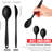 4 Pieces Small Silicone Cooking Spoons-130418140