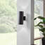 Éclairage cylindrique mural noir 2 lumières-417825733-488214508